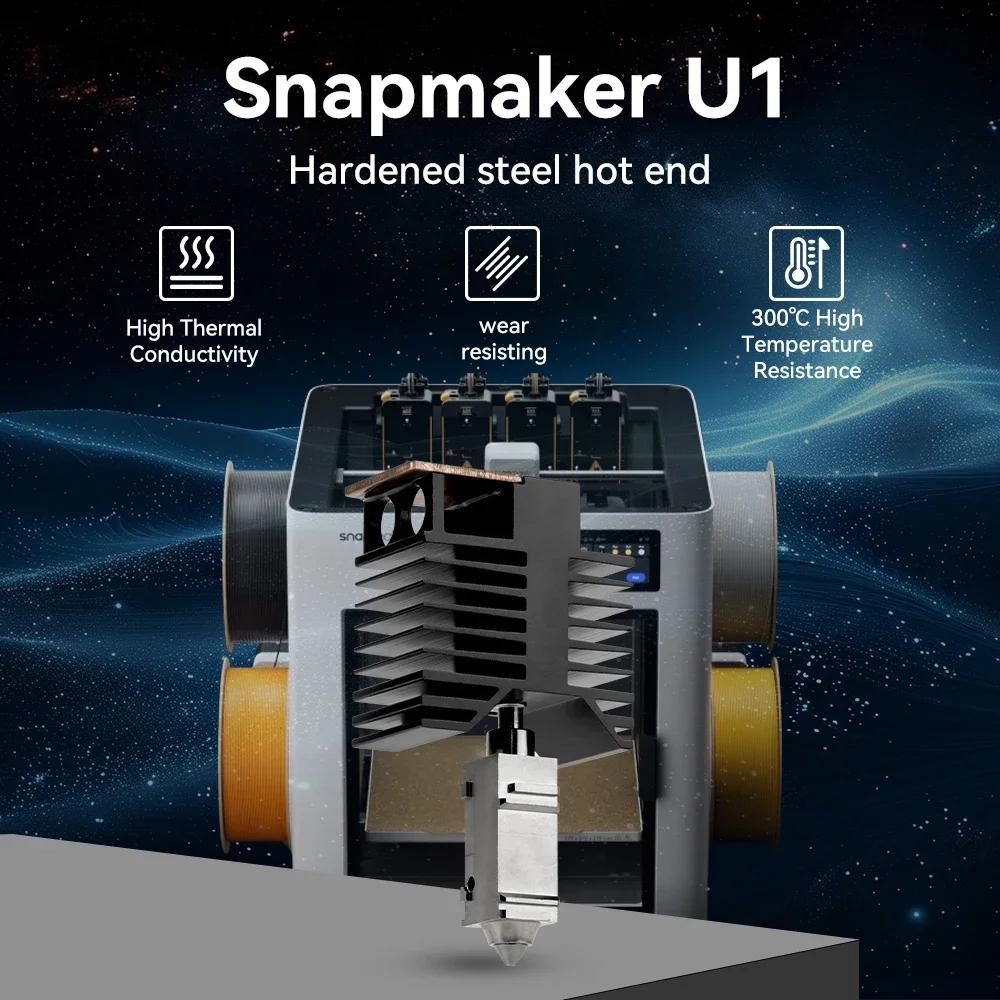 High Flow Ceramic Hotend - ชุดฮอตเอนด์ 0.2/0.4 มม. สำหรับเครื่องพิมพ์สามมิติ Snapmaker U1