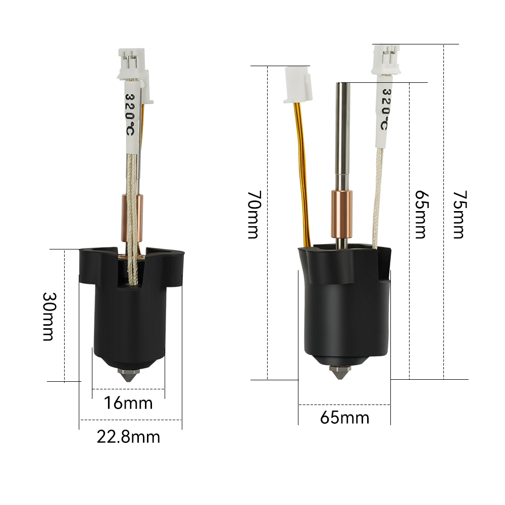 สําหรับ Creality K1C/K1 Max Ho - High Flow Ceramic Hotend บทวิจารณ์และราคา